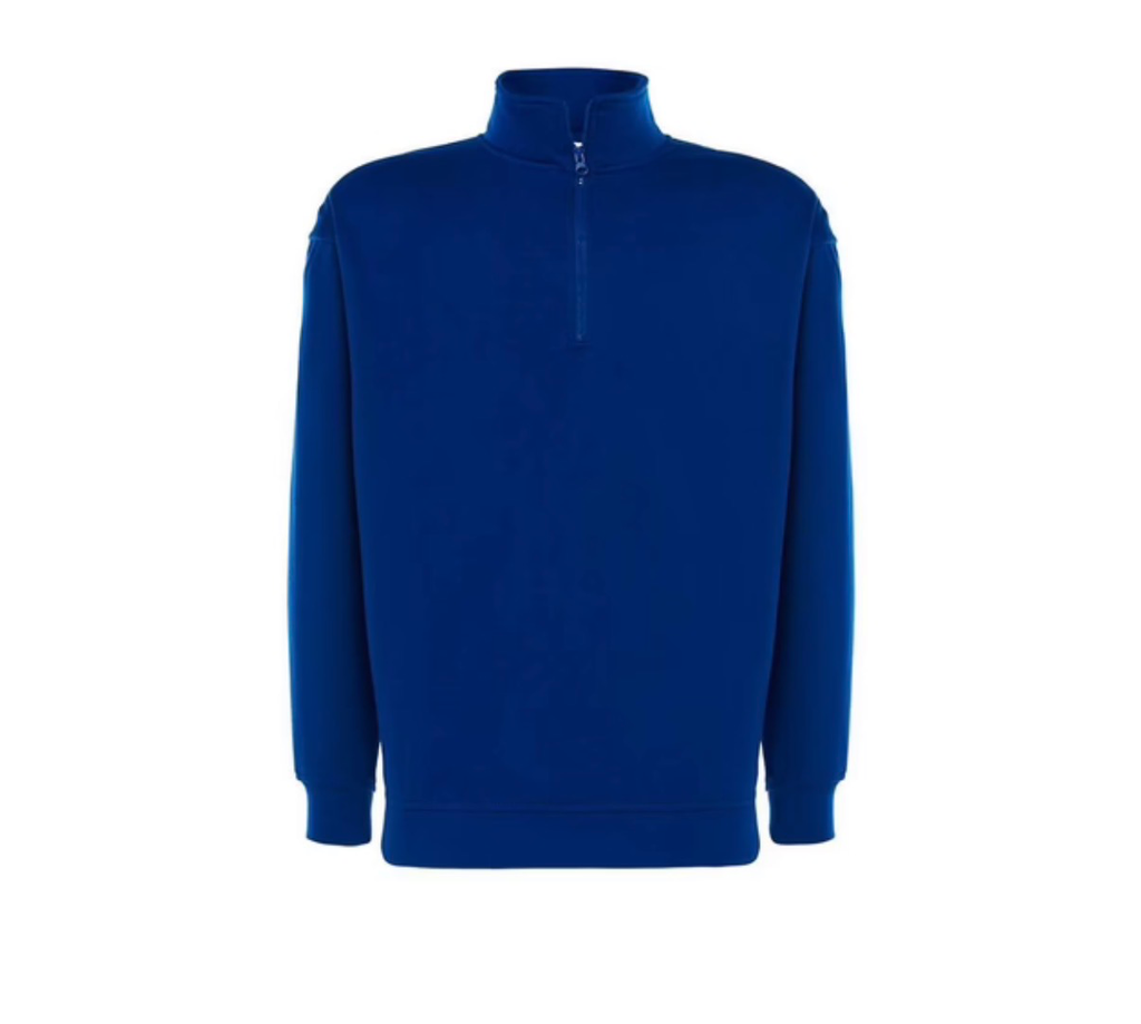 sweatshirt à col zippé unisexe